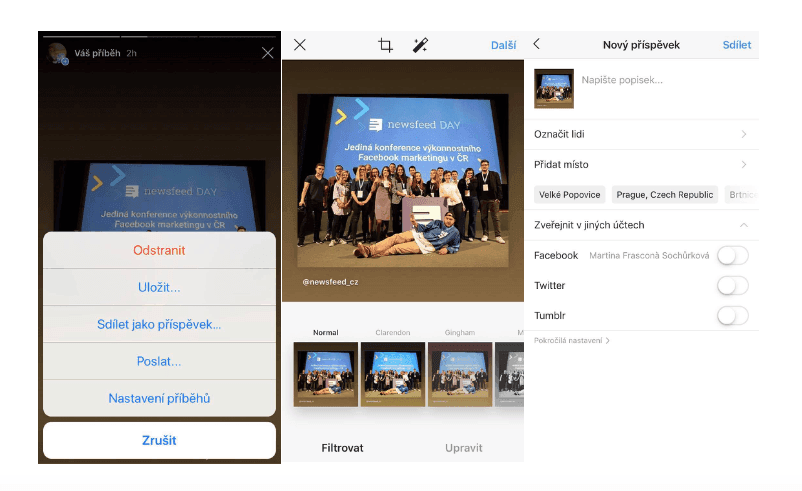 Jak sdílet instagram stories 4 Jak sdílet instagram stories