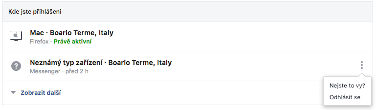 Jak zabezpečit účet na facebooku