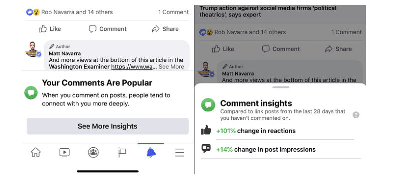 Facebook zavádí statistiky u komentářů