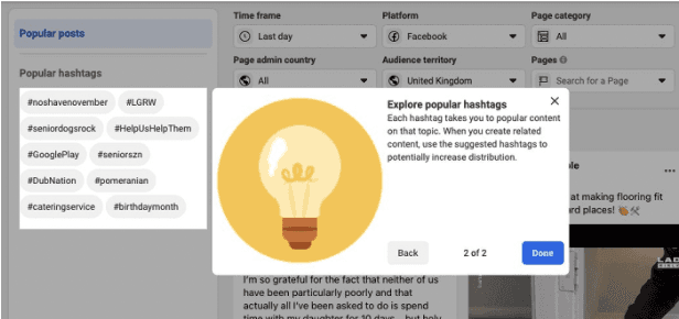 Facebook přidává do creator studia nové přehledy trendů