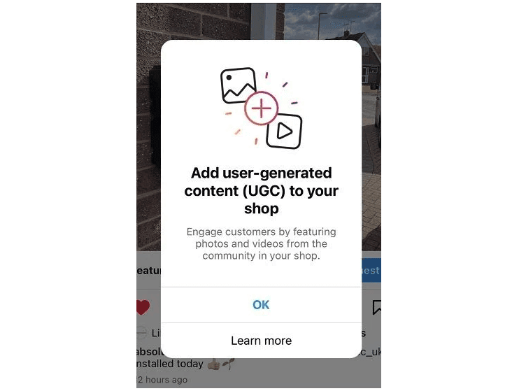 Instagram pomůže obchodům s UGC obsahem