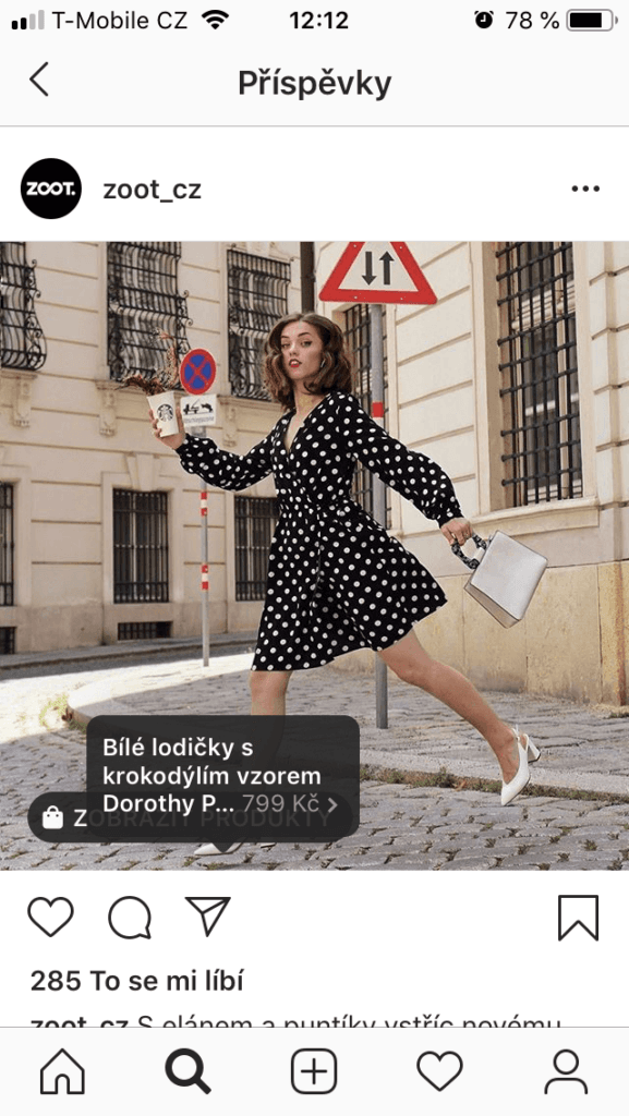 Jak nastavit nakupování na instagramu